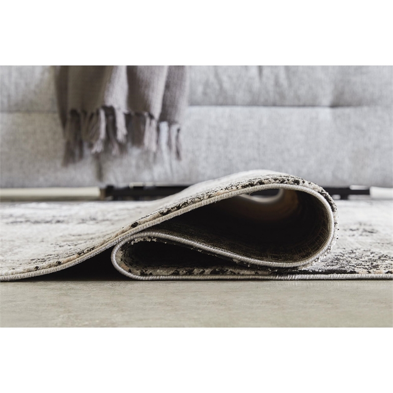 Signature Design by Ashley Langwell Black & Gray 10x14 Rug