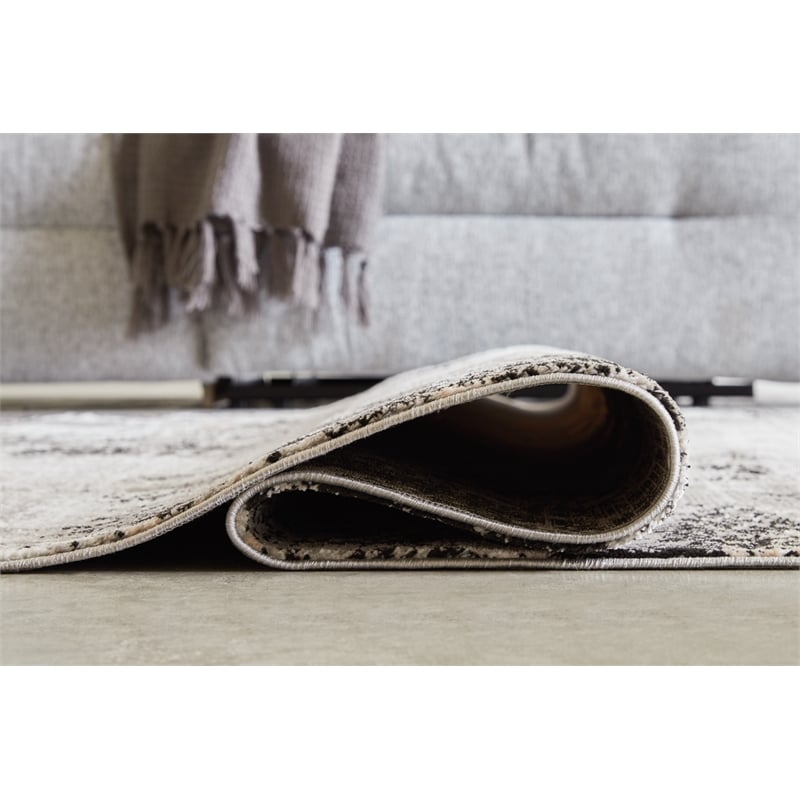 Signature Design by Ashley Langwell Black & Gray 8x10 Rug