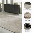Signature Design by Ashley Jadott Beige & Brown 8x10 Rug