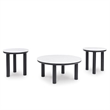 Signature Design by Ashley Xandrum White Coffee and End Table - Set of 3