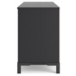Ashley Furniture Cayberry Black TV Stand for TVs up to 69