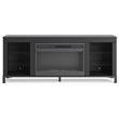 Ashley Furniture Cayberry Black TV Stand for TVs up to 69