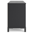 Ashley Furniture Cayberry Black TV Stand for TVs up to 69