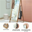 Signature Design by Ashley Devford Brown Floor Mirror