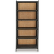 Signature Design by Ashley Abyard Bookcase in Black and Natural