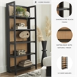 Signature Design by Ashley Abyard Bookcase in Black and Natural