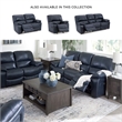 Signature Design by Ashley Leesworth Ocean Power Reclining Loveseat