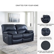 Signature Design by Ashley Leesworth Ocean Power Reclining Loveseat