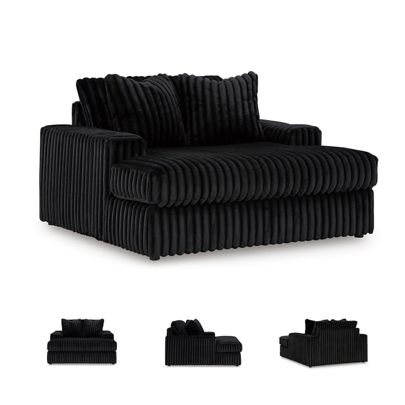 Signature Design by Ashley Midnight-Madness Onyx Oversized Chaise