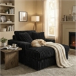 Signature Design by Ashley Midnight-Madness Onyx Oversized Chaise