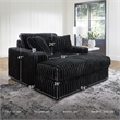 Signature Design by Ashley Midnight-Madness Onyx Oversized Chaise