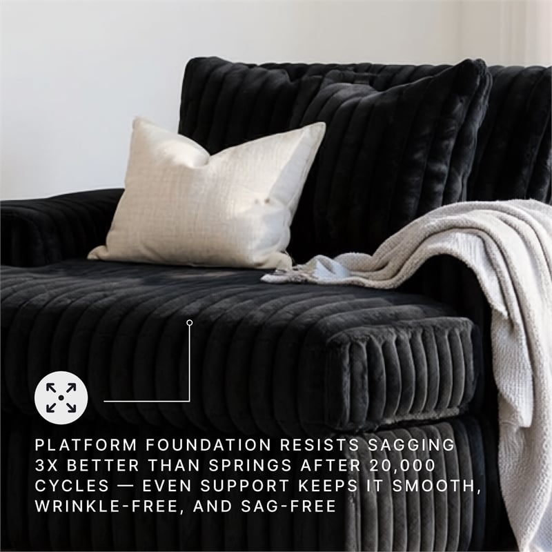 Signature Design by Ashley Midnight-Madness Onyx Oversized Chaise