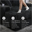 Signature Design by Ashley Midnight-Madness Onyx Oversized Chaise