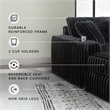 Signature Design by Ashley Midnight-Madness Onyx Oversized Chaise