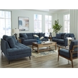 Signature Design by Ashley Bixler Navy Right-Arm Facing Corner Chaise