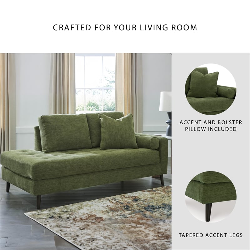 Signature Design by Ashley Bixler Green Right-Arm Facing Corner Chaise