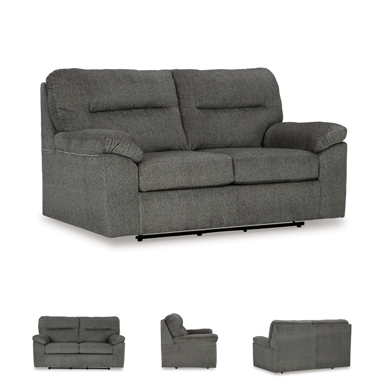 Signature Design by Ashley Bindura Mineral Glider Loveseat