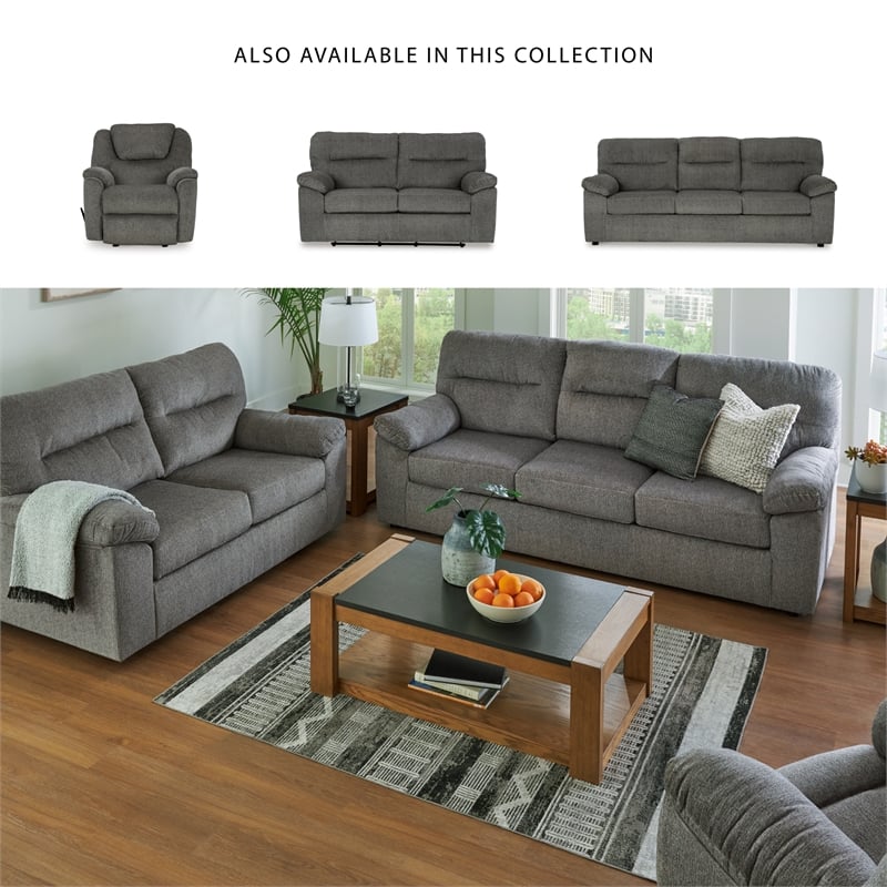 Signature Design by Ashley Bindura Mineral Glider Loveseat