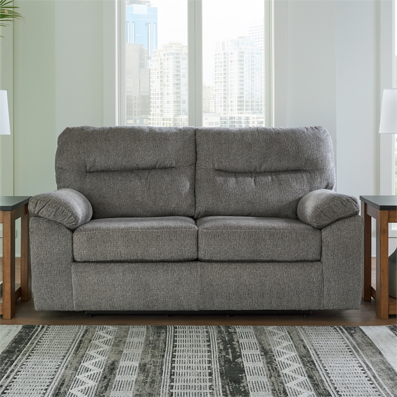 Signature Design by Ashley Bindura Mineral Glider Loveseat