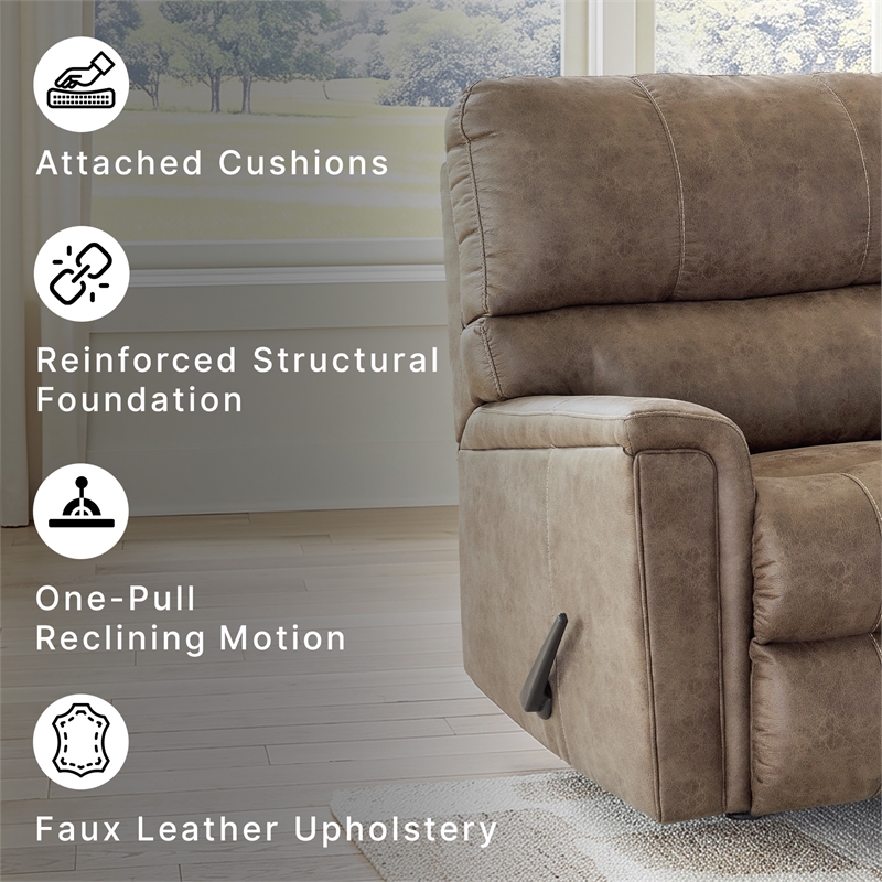 Ashley Furniture Navi Fossil Recliner