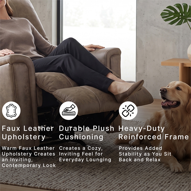 Ashley Furniture Navi Fossil Recliner