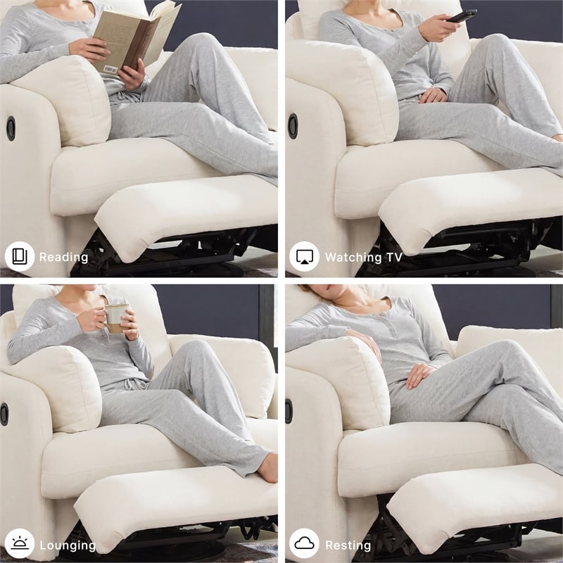 Signature Design by Ashley Modmax Oyster Swivel Glider Recliner