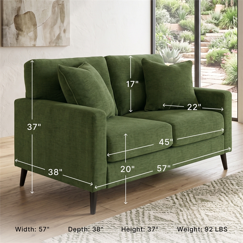 Signature Design by Ashley Bixler Green Loveseat