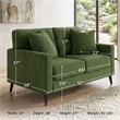 Signature Design by Ashley Bixler Green Loveseat