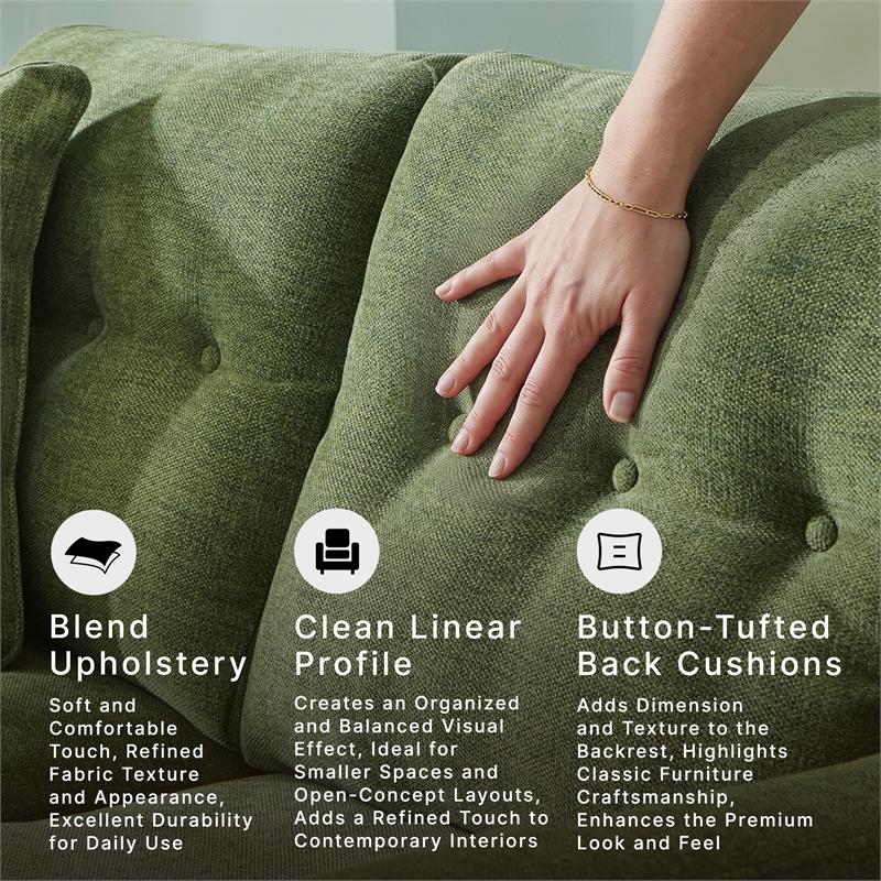 Signature Design by Ashley Bixler Green Loveseat