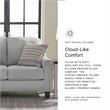 Signature Design by Ashley Adlai Shadow Loveseat with Decorative Accent Pillows