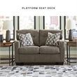 Signature Design by Ashley Mahoney Chocolate Loveseat