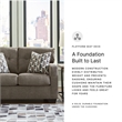 Signature Design by Ashley Mahoney Chocolate Loveseat