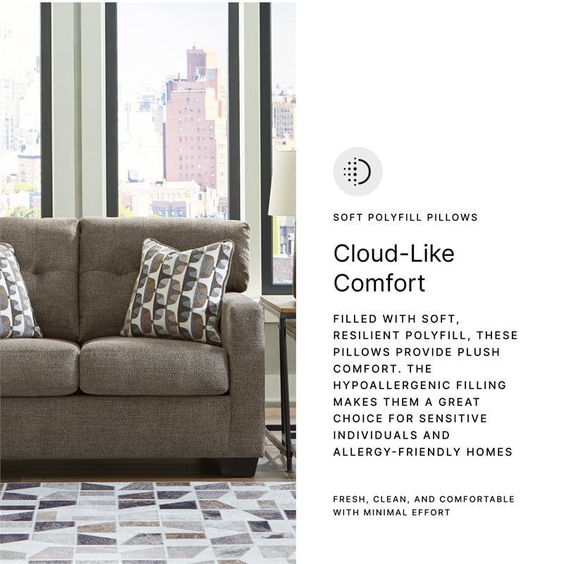Signature Design by Ashley Mahoney Chocolate Loveseat