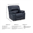 Signature Design by Ashley Leesworth Ocean Power Recliner