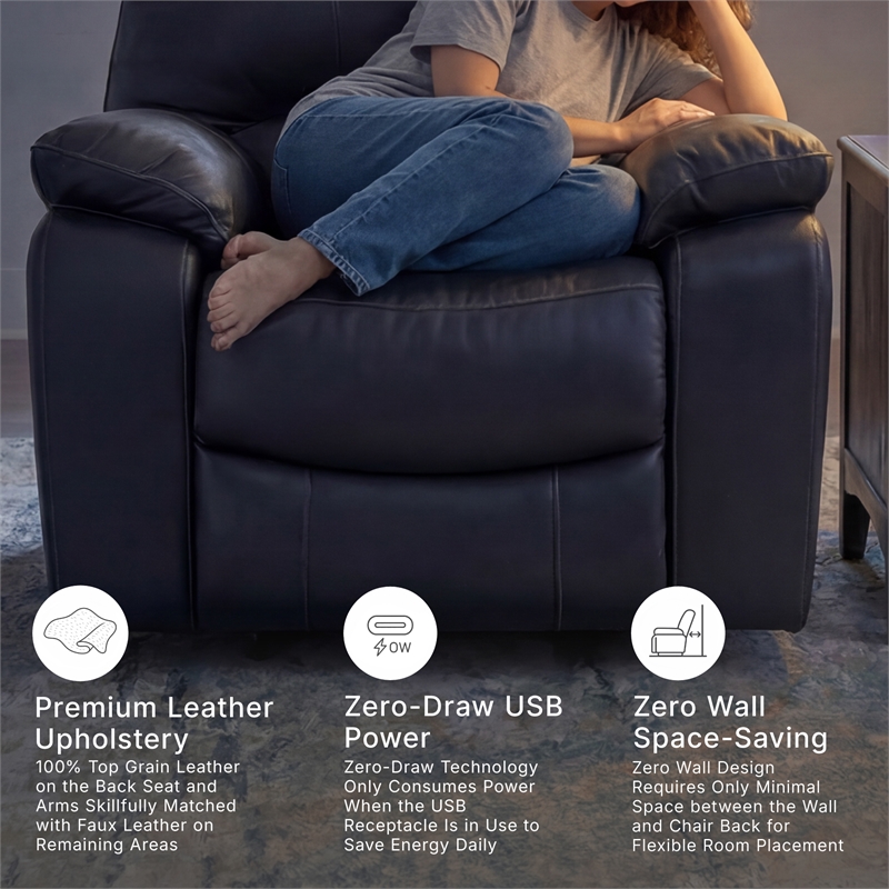 Signature Design by Ashley Leesworth Ocean Power Recliner