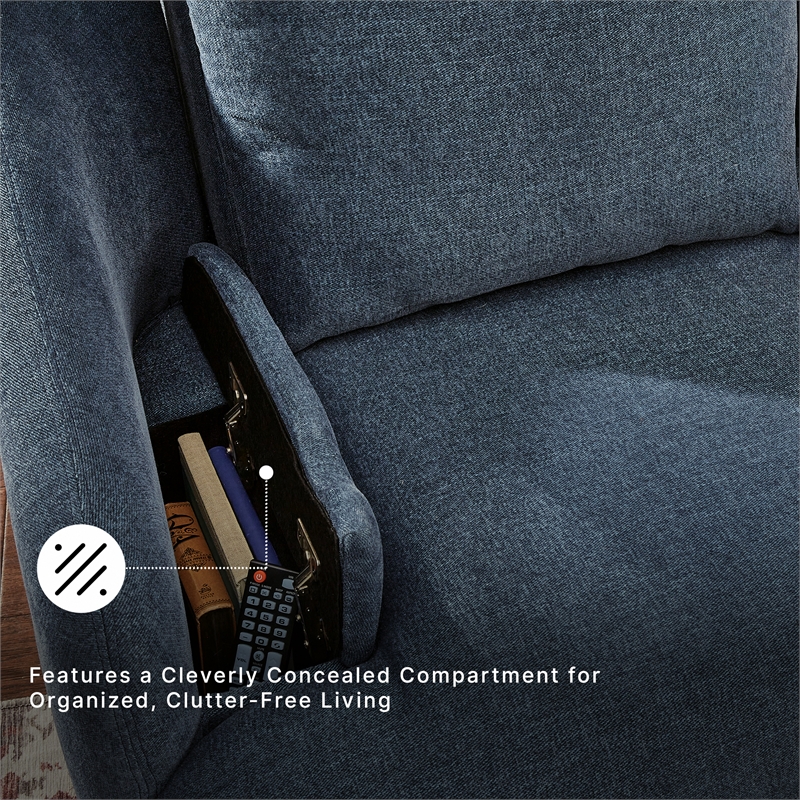Signature Design by Ashley Modmax Ink Swivel Glider Recliner