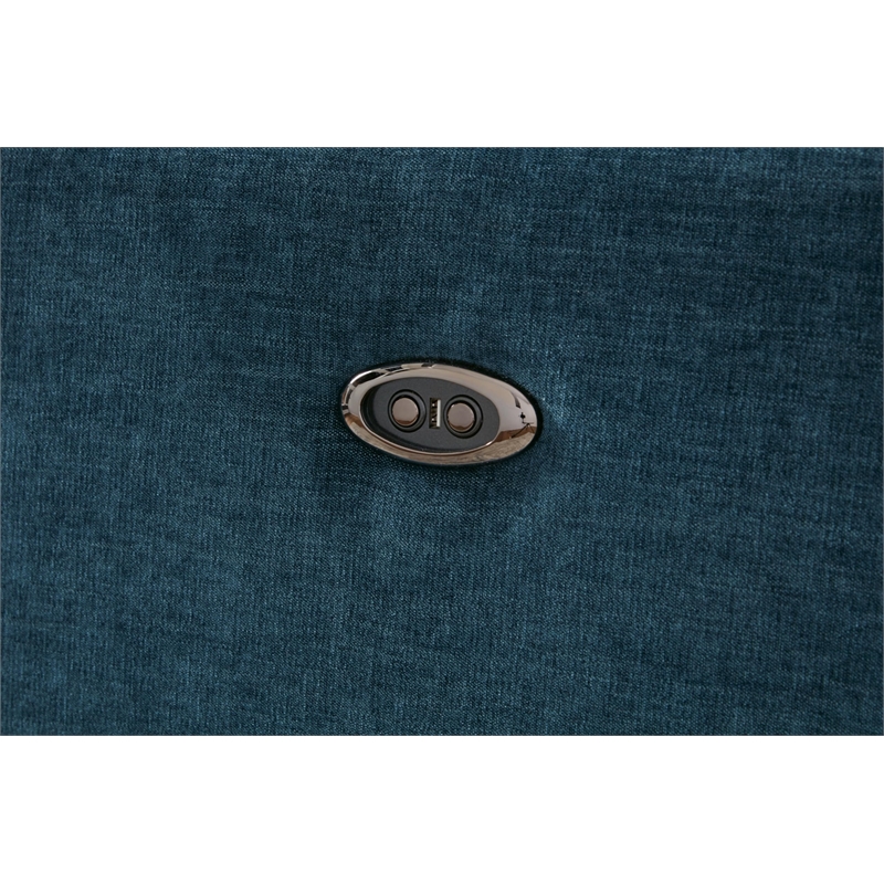 Signature Design by Ashley McBurg Navy Swivel Power Recliner