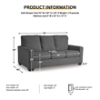 Signature Design by Ashley Rannis Pewter Full Sofa Sleeper