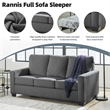 Signature Design by Ashley Rannis Pewter Full Sofa Sleeper