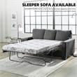 Signature Design by Ashley Rannis Pewter Full Sofa Sleeper