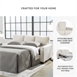 Signature Design by Ashley Rannis White Full Sofa Sleeper