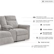 Signature Design by Ashley Barnsana Ash Power Reclining Loveseat with Console