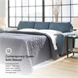 Signature Design by Ashley Cashton Blue Queen Sofa Sleeper