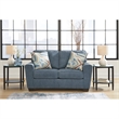 Signature Design by Ashley Cashton Blue Loveseat