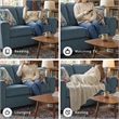 Signature Design by Ashley Cashton Blue Loveseat