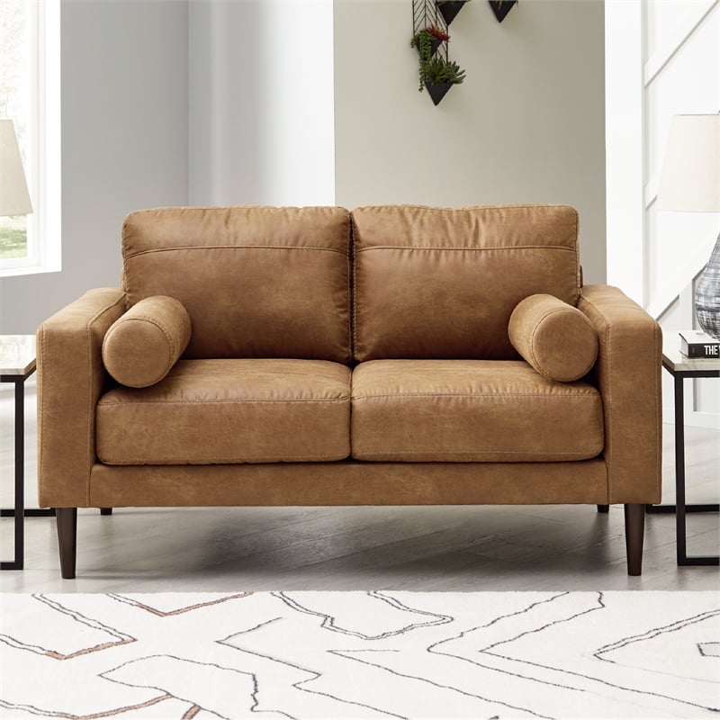 Signature Design by Ashley Telora Caramel Loveseat