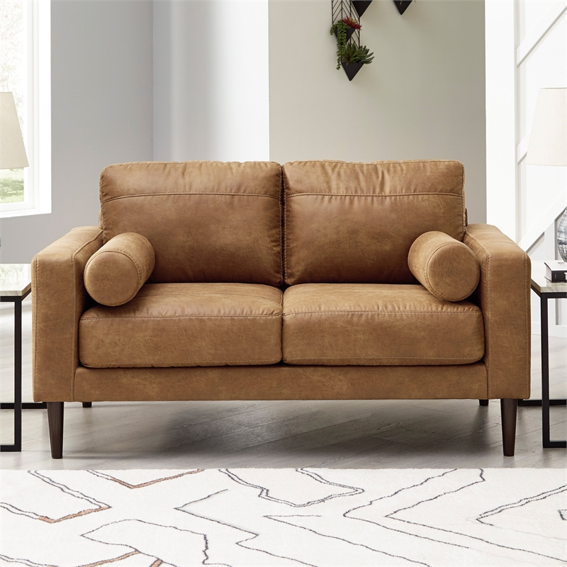 Signature Design by Ashley Telora Caramel Loveseat