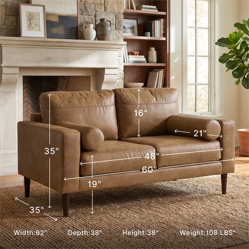 Signature Design by Ashley Telora Caramel Loveseat