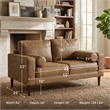 Signature Design by Ashley Telora Caramel Loveseat