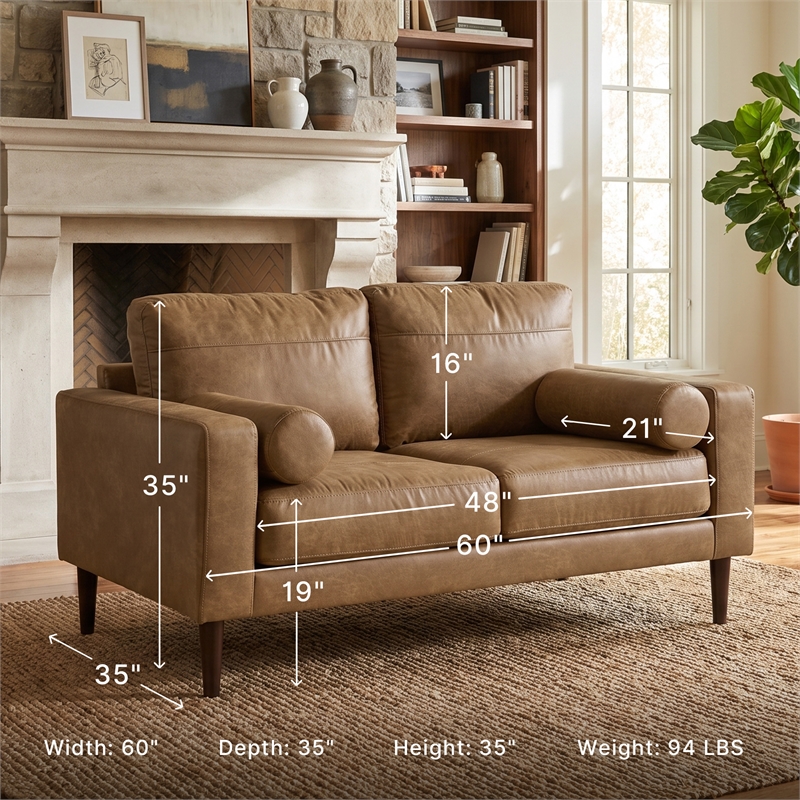 Signature Design by Ashley Telora Caramel Loveseat